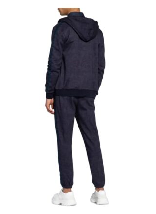 Etro Sweatjacke Mit Galonstreifen blau