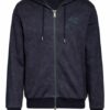 Etro Sweatjacke Mit Galonstreifen blau