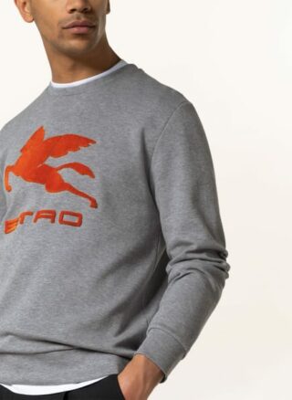 ETRO Sweatshirt Herren, Grau