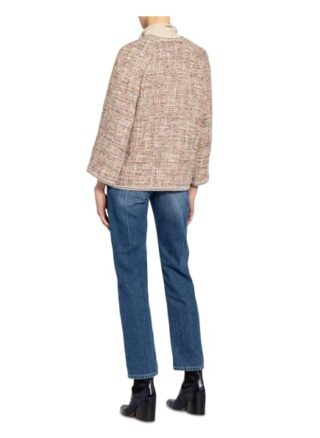 Etro Tweed-Jacke Mit Glitzergarn beige