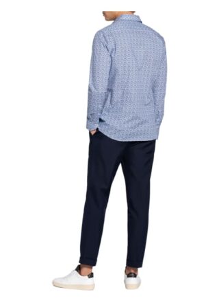 fakts Luca Casual-Hemd Herren, Blau