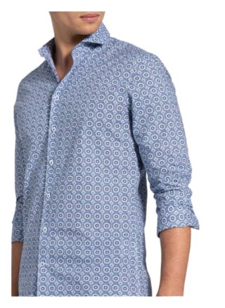 fakts Luca Casual-Hemd Herren, Blau