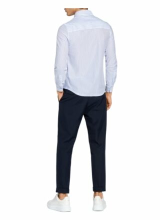 Fedeli Jerseyhemd Steve Slim Fit blau