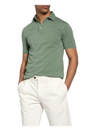 Fedeli Piqué-Poloshirt gruen