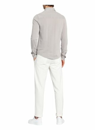 Fedeli Piquéhemd Steve Slim Fit beige
