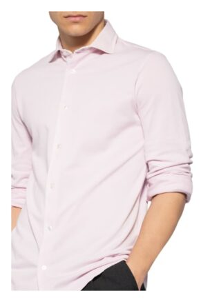 Fedeli Piquéhemd Steve Slim Fit pink