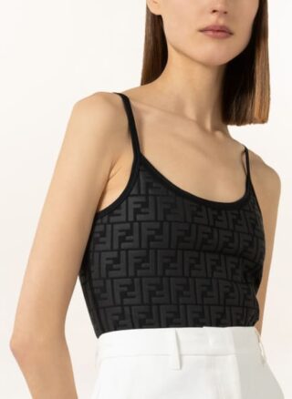 Fendi Top schwarz