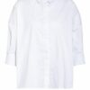 Ffc Oversized-Bluse Mit 3/4-Arm weiss