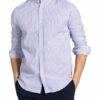 Fil Noir Hemd Fabio Shaped Fit Mit Stehkragen blau