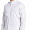 Fil Noir Hemd Fabio Shaped Fit Mit Stehkragen weiss