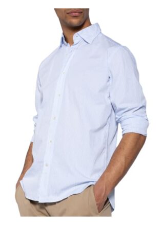 Fil Noir Hemd Roma Shaped Fit blau