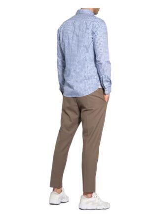 Fil Noir Hemd Treviso Shaped Fit blau
