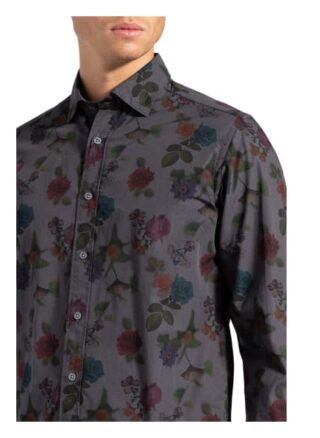 Fil Noir Hemd Treviso Shaped Fit grau