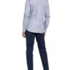 Fil Noir Piquéhemd Giuseppe Shaped Fit blau