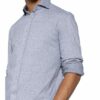 Fil Noir Piquéhemd Giuseppe Shaped Fit blau