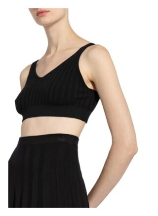 Filippa K Cropped-Stricktop Fay schwarz