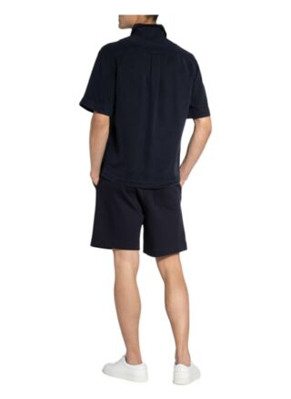 Filippa K M.Owen Kurzarm-Hemd Herren, Blau