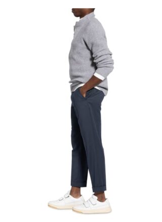 Filippa K Terry Business-Hose Herren, Blau