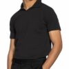 Filippa K Jersey-Poloshirt schwarz