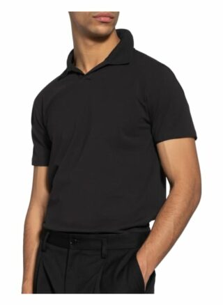 Filippa K Jersey-Poloshirt schwarz