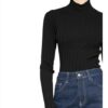 Filippa K Rollkragenpullover Linnea schwarz