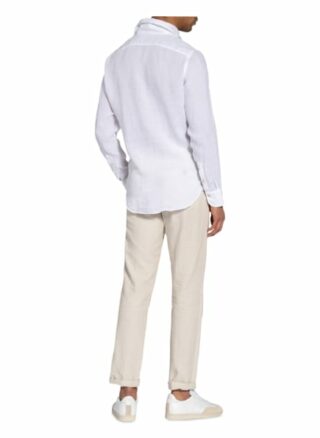 Finamore 1925 Leinenhemd Tokyo Slim Fit weiss