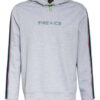 Fire+Ice Hoodie Hector Mit Galonstreifen grau
