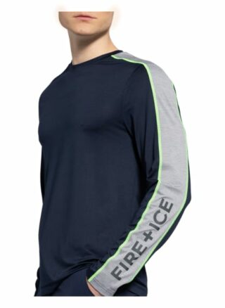 FIRE+ICE Bradley Longsleeve Herren, Blau