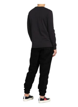 forét Longsleeve Herren, Schwarz