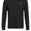 forét Longsleeve Herren, Schwarz