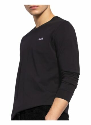 forét Longsleeve Herren, Schwarz