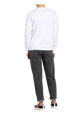 forét Longsleeve Herren, Weiß
