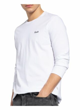 forét Longsleeve Herren, Weiß