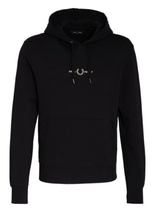 Fred Perry Hoodie schwarz