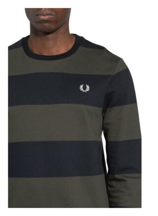 Fred Perry Longsleeve gruen