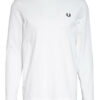 Fred Perry Longsleeve weiss