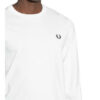 Fred Perry Longsleeve weiss