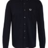 Fred Perry Piqué-Hemd Regular Fit blau