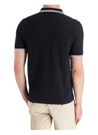 Fred Perry Piqué-Poloshirt blau