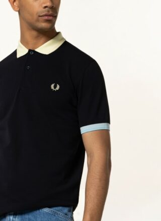 Fred Perry Pique-Poloshirt Herren, Blau