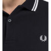 Fred Perry Piqué-Poloshirt blau