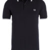 Fred Perry Piqué-Poloshirt blau
