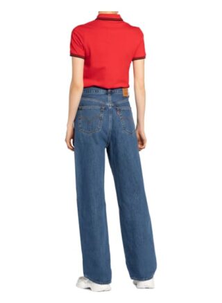 Fred Perry Piqué-Poloshirt rot