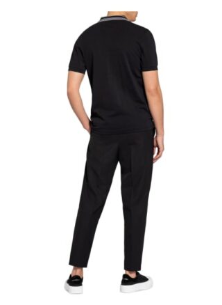 Fred Perry Pique-Poloshirt Herren, Schwarz