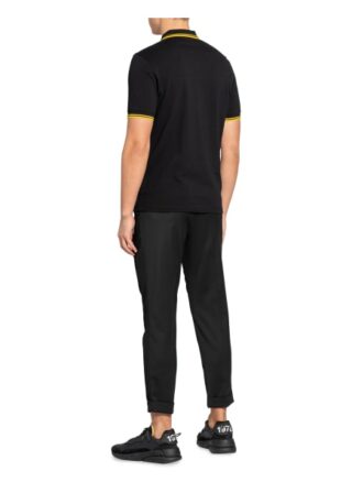 Fred Perry Pique-Poloshirt Herren, Schwarz