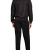 Fred Perry Piqué-Sweatjacke schwarz