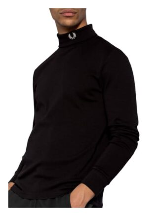 Fred Perry Rollkragenshirt schwarz