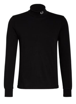 Fred Perry Rollkragenshirt schwarz
