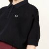 Fred Perry Strick-Poloshirt blau