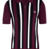 Fred Perry Strick-Poloshirt rot